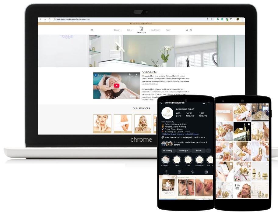 Dermanda Skincare Branding