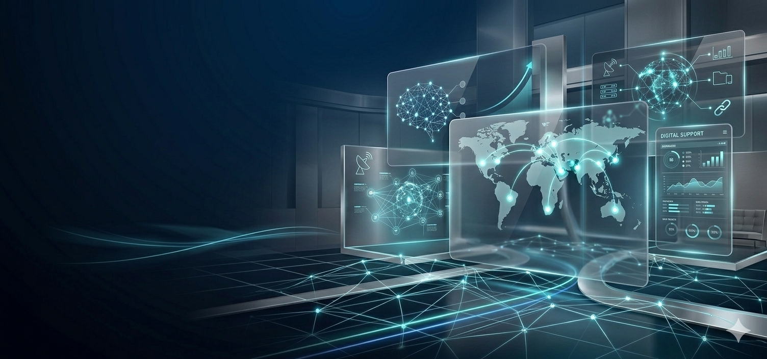 Matrix Digital Office Background
