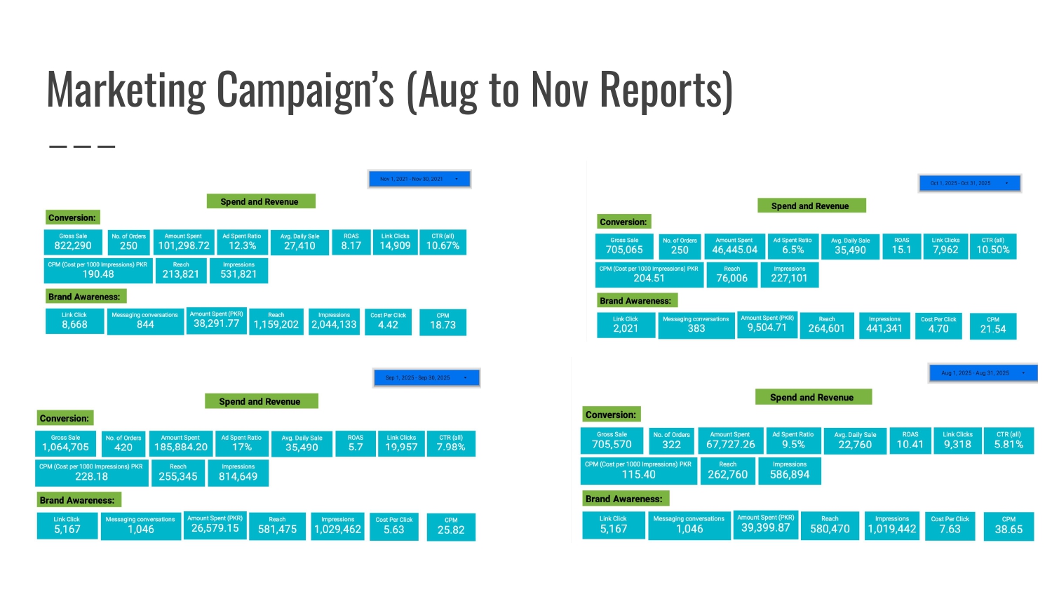 Campaign Performance