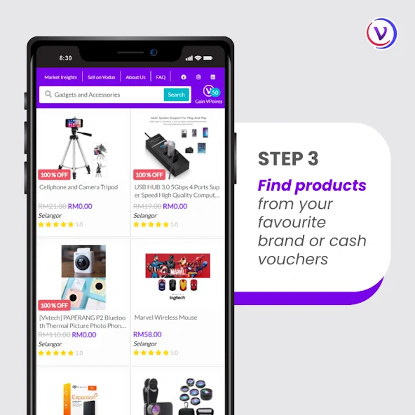 Vodus Step 3
