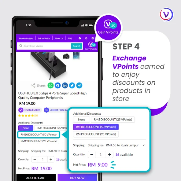 Vodus Step 4